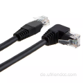 Custom Shield RJ45 Rechtswinkel 90 -Grad -Ethernet -Kabel